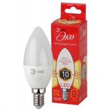 Лампа светодиодная ECO LED B35-10W-827-E14 ЭРА Б0032961