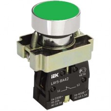 Кнопка LAY5-BA31 без подсветки зел. 1з ИЭК BBT60-BA-K06