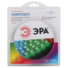 Лента светодиодная 5050kit-14.4-60-12-IP65-RGB (уп.5м) ЭРА Б0043070