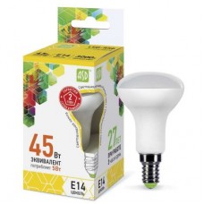 Лампа светодиодная LED-R50-standard 5Вт 3000К тепл. бел. E14 450лм 160-260В ASD 4690612001531