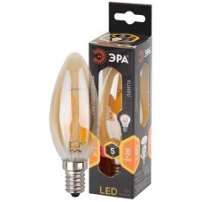 Лампа светодиодная F-LED B35-5w-827-E14 gold ЭРА Б0027939