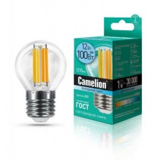 Лампа светодиодная LED12-G45-FL/845/E27 12Вт 220В Camelion 13715