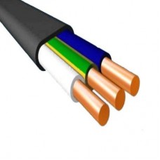 Кабель ВВГ-П 3х1.5 Ч ОК 0.66кВ (бухта 100м) (м) ЭлПром НТ000002998