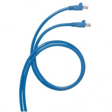 Патч-корд RJ45/RJ45 кат. 6 F/UTP PVC 8м син. (шт) Leg 051513