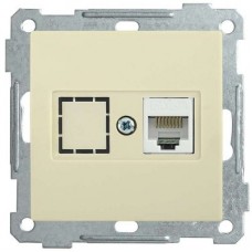 Механизм розетки комп. СП BOLERO РК10-1-Б RJ45 Cat5e крем. ИЭК EKB15-01-K33