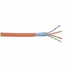 Кабель связи витая пара F/UTP кат. 5e 4х2х24AWG solid LSZH (305м) оранж. (м) ITK LC1-C5E04-327