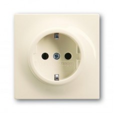 Розетка Schuko Impuls 16А 250В сл. кость ABB 2CKA002011A6224