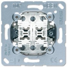 Выключатель двухклавишный Jung 10A 250V с 4 НО контактами 532-4U